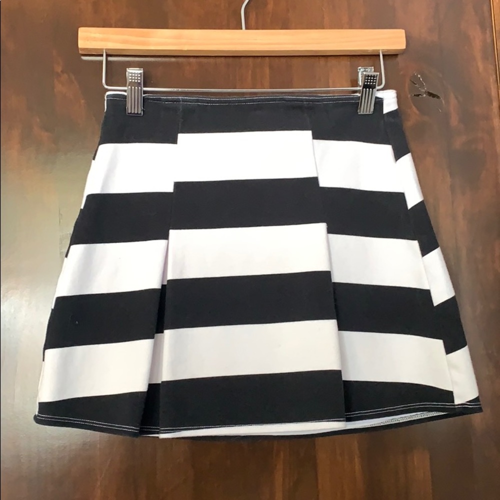 Black and white skirt